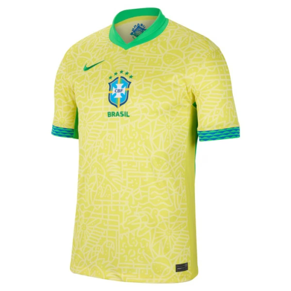Brazílie Domácí Dres 2024 Brazílie Domácí Dres 2024
