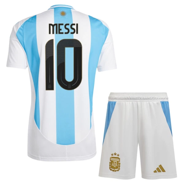Argentina Lionel Messi 10 Dětský Domácí Dres 2024 Argentina Lionel Messi 10 Dětský Domácí Dres 2024