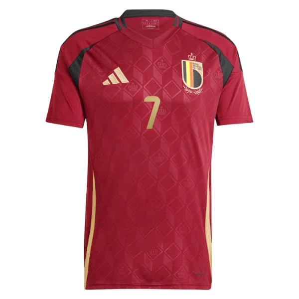 Belgie Kevin De Bruyne 7 Domácí Dres Euro 2024