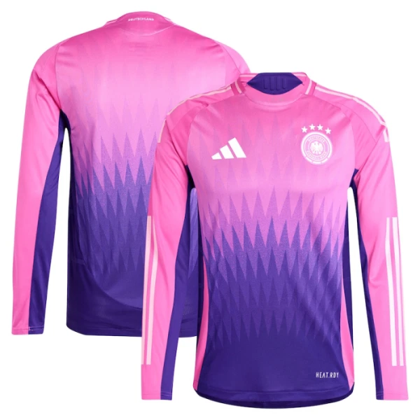 Německo Venkovní Dres Euro 2024 - Dlouhý Rukáv Německo Venkovní Dres Euro 2024 - Dlouhý Rukáv
