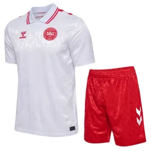 Dánsko Dětský Venkovní Dres Euro 2024