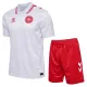 Dánsko Dětský Venkovní Dres Euro 2024 Dánsko Dětský Venkovní Dres Euro 2024