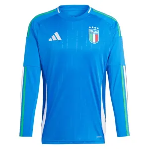 Itálie Domácí Dres Euro 2024 - Dlouhý Rukáv