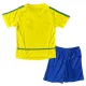 Brazílie 2002-2003 Dětský Domácí Dres Retro