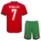 Portugalsko Cristiano Ronaldo 7 Dětský Domácí Dres Euro 2024