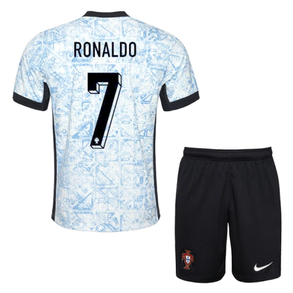 Portugalsko Cristiano Ronaldo 7 Dětský Venkovní Dres Euro 2024 Portugalsko Cristiano Ronaldo 7 Dětský Venkovní Dres Euro 2024