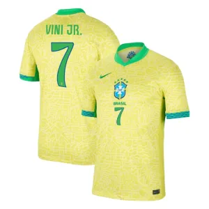 Brazílie Vinicius Junior 7 Domácí Dres 2024