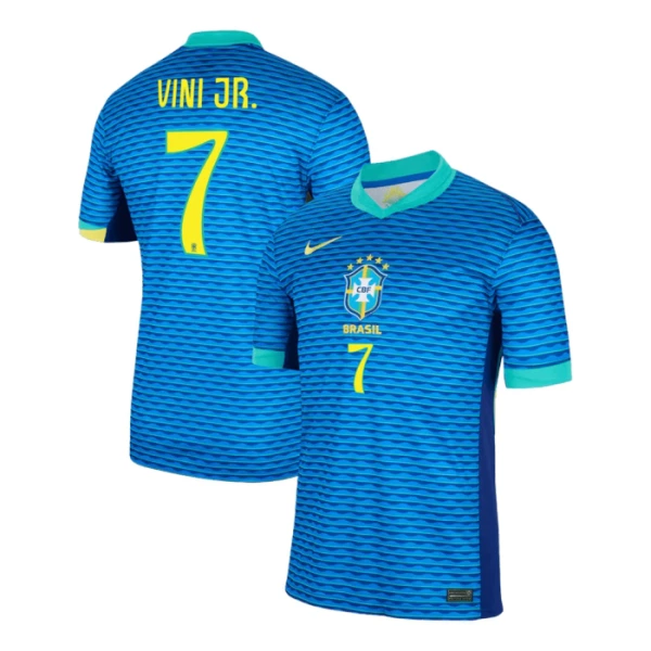Brazílie Vinicius Junior 7 Venkovní Dres 2024 Brazílie Vinicius Junior 7 Venkovní Dres 2024