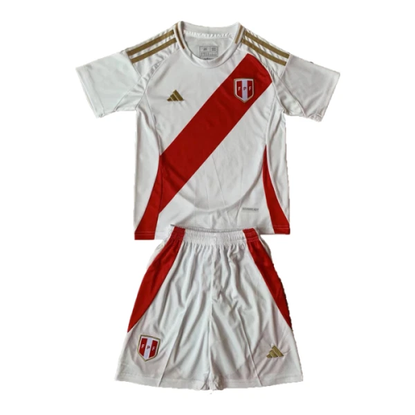 Peru Dětský Domácí Dres 2024 Peru Dětský Domácí Dres 2024