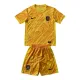Portugalsko Dětský Brankářské Dres Euro 2024 Žlutá Portugalsko Dětský Brankářské Dres Euro 2024 Žlutá