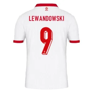 Polsko Robert Lewandowski 9 Domácí Dres Euro 2024