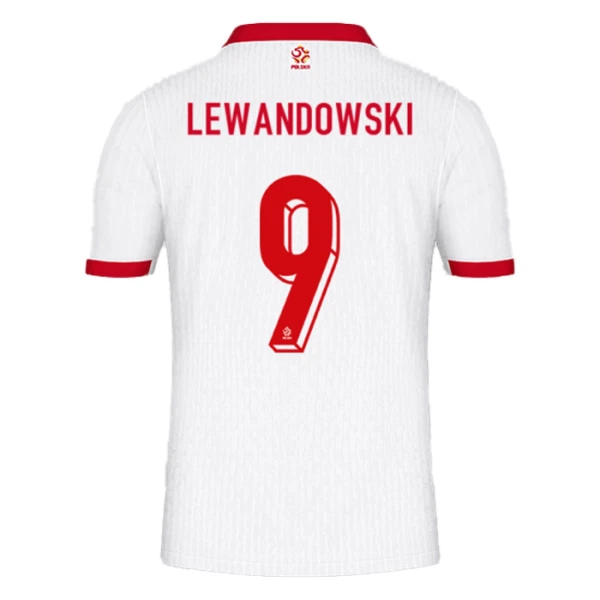 Polsko Robert Lewandowski 9 Domácí Dres Euro 2024