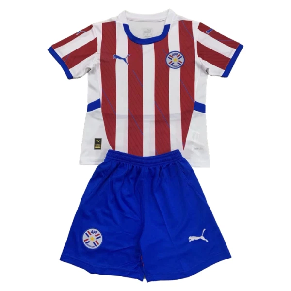 Paraguay Dětský Domácí Dres 2024 Paraguay Dětský Domácí Dres 2024