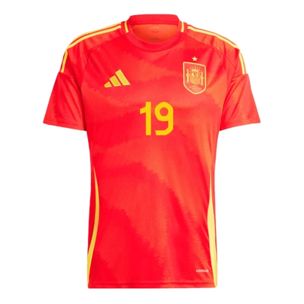 Španělsko Lamine Yamal 19 Dětský Domácí Dres Euro 2024