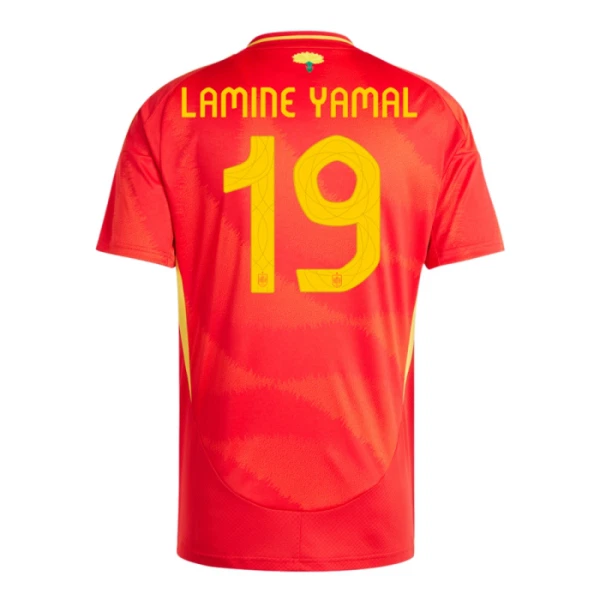 Španělsko Lamine Yamal 19 Dětský Domácí Dres Euro 2024