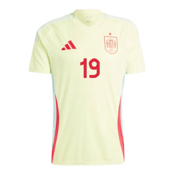 Španělsko Lamine Yamal 19 Dětský Venkovní Dres Euro 2024