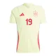 Španělsko Lamine Yamal 19 Dětský Venkovní Dres Euro 2024