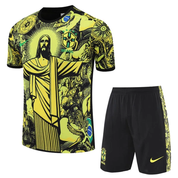 Brazílie Dětský Dres 2024 Žlutá (Speciální Edice)