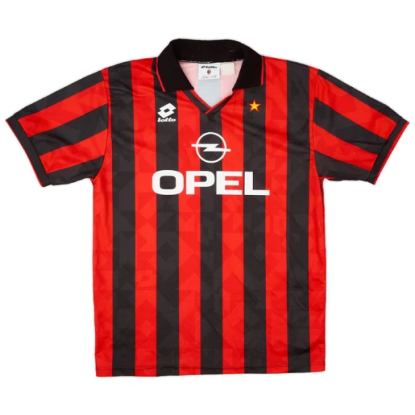 AC Milan 1994-95 Domácí Dres Retro AC Milan 1994-95 Domácí Dres Retro