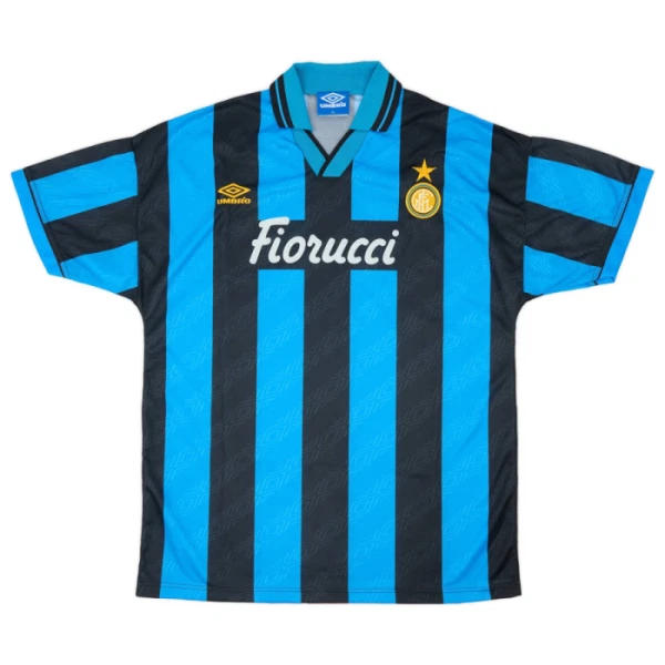 Inter Milán 1994-95 Domácí Dres Retro Inter Milán 1994-95 Domácí Dres Retro