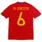 Španělsko A. Iniesta 6 2010 Domácí Dres Retro