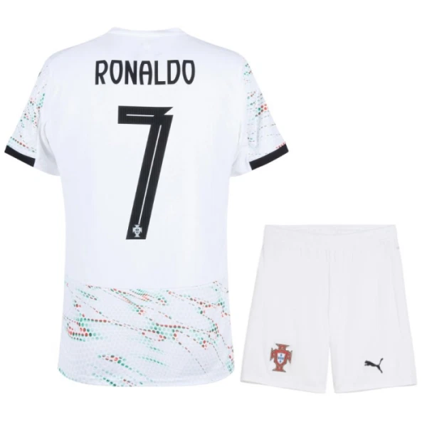 Portugalsko Cristiano Ronaldo 7 Dětský Venkovní Dres 2025 Portugalsko Cristiano Ronaldo 7 Dětský Venkovní Dres 2025