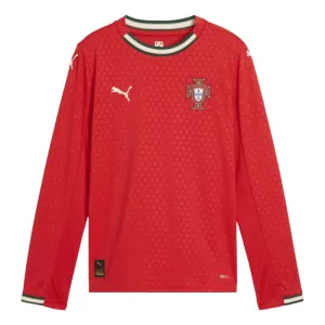 Portugalsko Domácí Dres 2025 - Dlouhý Rukáv