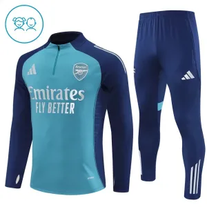 Arsenal Dětský Tréninková Souprava s Mikinou na 1/4 Zip 2025/26 Modrá