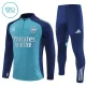 Arsenal Dětský Tréninková Souprava s Mikinou na 1/4 Zip 2025/26 Modrá Arsenal Dětský Tréninková Souprava s Mikinou na 1/4 Zip 2025/26 Modrá