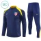 Atlético Madrid Dětský Tréninková Souprava s Mikinou na 1/4 Zip 2025/26 Tmavě modrá