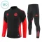 FC Bayern Mnichov Dětský Tréninková Souprava s Mikinou na 1/4 Zip 2025/26 Černá