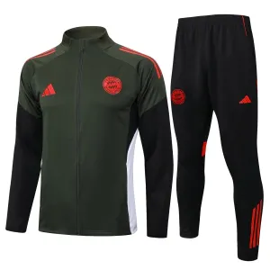 FC Bayern Mnichov Tréninková Souprava s Mikinou na 1/4 Zip 2025/26 Zelená