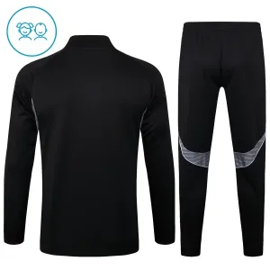 Inter Miami CF Dětský Tréninková Souprava s Mikinou na 1/4 Zip 2025/26 Černá