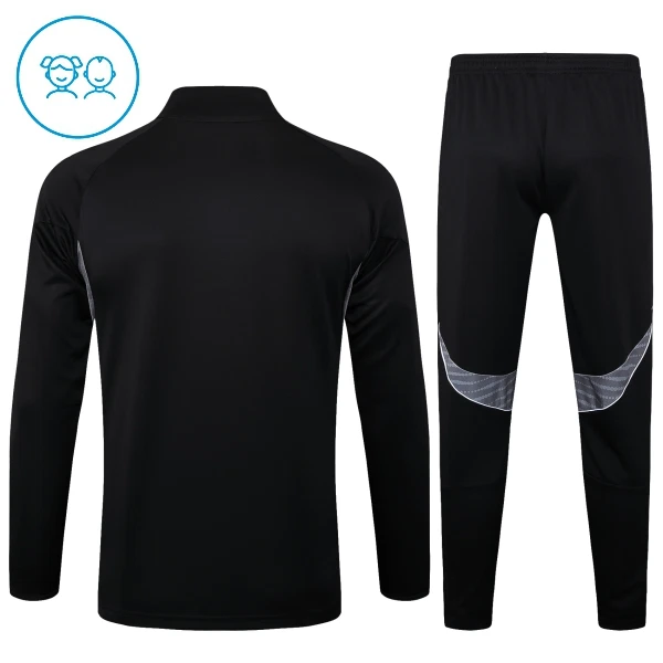 Inter Miami CF Dětský Tréninková Souprava s Mikinou na 1/4 Zip 2025/26 Černá