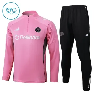 Inter Miami CF Dětský Tréninková Souprava s Mikinou na 1/4 Zip 2025/26 Růžová
