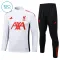 Liverpool Dětský Tréninková Souprava s Mikinou na 1/4 Zip 2025/26 Bílá