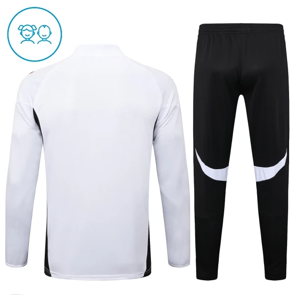 Liverpool Dětský Tréninková Souprava s Mikinou na 1/4 Zip 2025/26 Bílá