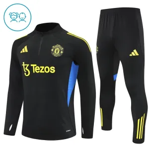 Manchester United Dětský Tréninková Souprava s Mikinou na 1/4 Zip 2025/26
