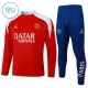 PSG Dětský Tréninková Souprava s Mikinou na 1/4 Zip 2025/26 Červená