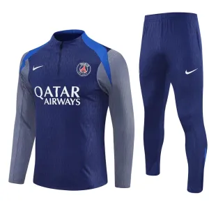PSG Tréninková Souprava s Mikinou na 1/4 Zip 2025/26 Tmavě modrá