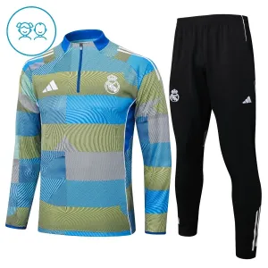 Real Madrid Dětský Tréninková Souprava s Mikinou na 1/4 Zip 2025/26