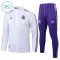 Real Madrid Dětský Tréninková Souprava s Mikinou na 1/4 Zip 2025/26 Bílá