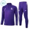 Real Madrid Dětský Tréninková Souprava s Mikinou na 1/4 Zip 2025/26 Fialová