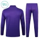 Real Madrid Dětský Tréninková Souprava s Mikinou na 1/4 Zip 2025/26 Fialová