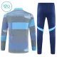 Real Madrid Dětský Tréninková Souprava s Mikinou na 1/4 Zip 2025/26 Modrá