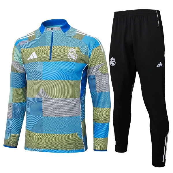 Real Madrid Tréninková Souprava s Mikinou na 1/4 Zip 2025/26 Real Madrid Tréninková Souprava s Mikinou na 1/4 Zip 2025/26