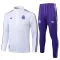 Real Madrid Tréninková Souprava s Mikinou na 1/4 Zip 2025/26 Bílá
