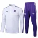 Real Madrid Tréninková Souprava s Mikinou na 1/4 Zip 2025/26 Bílá Real Madrid Tréninková Souprava s Mikinou na 1/4 Zip 2025/26 Bílá