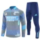 Real Madrid Tréninková Souprava s Mikinou na 1/4 Zip 2025/26 Modrá Real Madrid Tréninková Souprava s Mikinou na 1/4 Zip 2025/26 Modrá