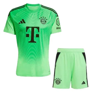 FC Bayern Mnichov Dětský Brankářské Dres 2025/26 Zelená